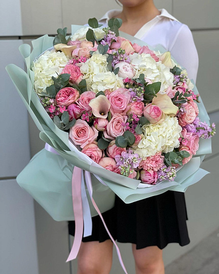 Bouquet of Mix flowers delivered to Almaty