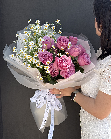 Assembled bouquet with delivery to Astana
