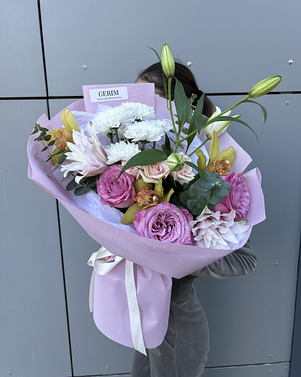 Assembled bouquet with delivery to Astana