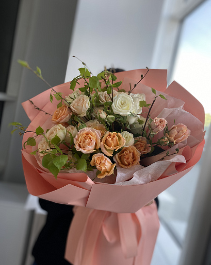 Bouquet of Spray Roses with delivery to Astana