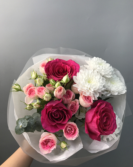 Assembled bouquet with delivery to Astana