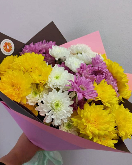 Bouquet of Romantic fireworks flowers delivered to Almaty