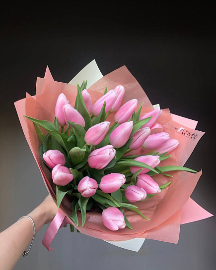 Bouquet of Bouquet of tulips flowers delivered to Astana