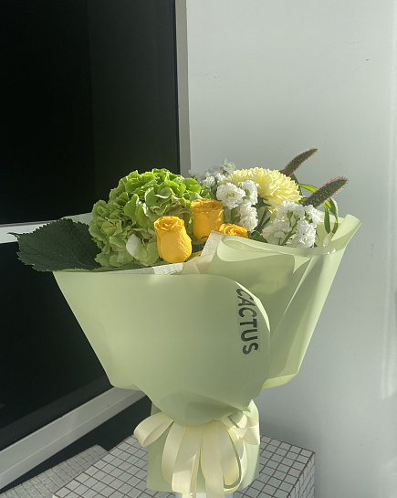 Assembled bouquet with delivery to Astana