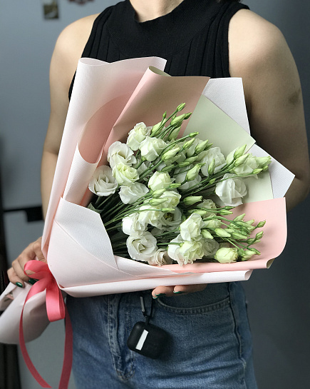 Bouquet of Bouquet of eustoma flowers delivered to Astana