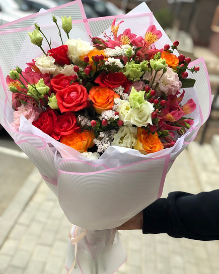 Bouquet of Bright tenderness flowers delivered to Aralsk