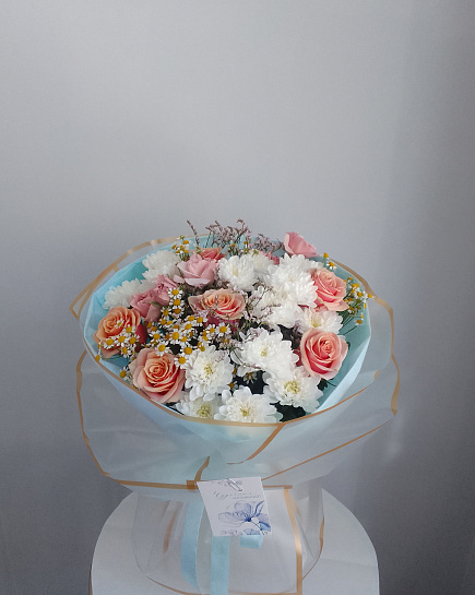 Assembled bouquet with delivery to Astana