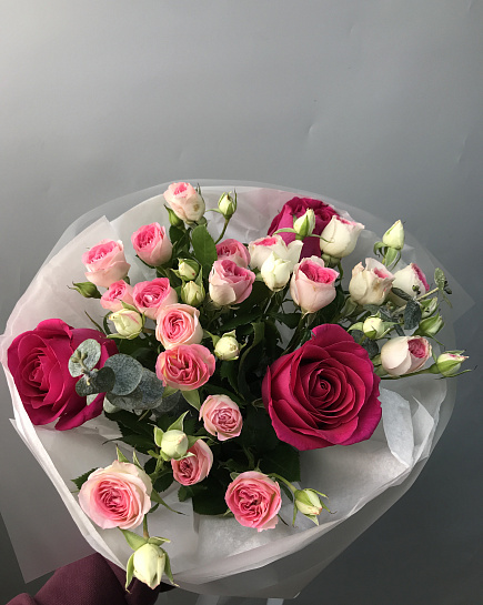 Assembled bouquet with delivery to Astana