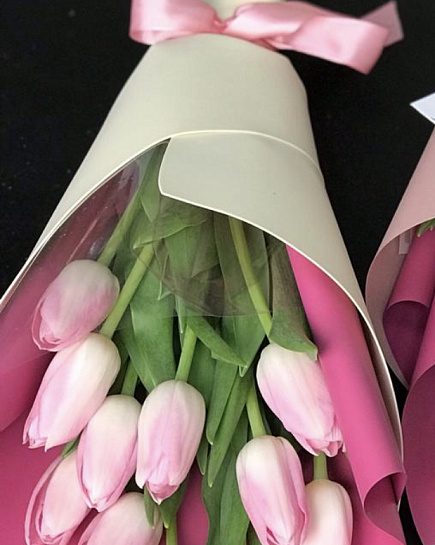 Bouquet of tulips flowers delivered to Kostanay.