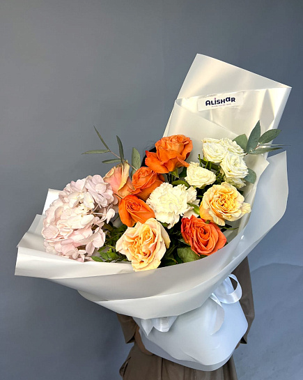 Bouquet of Lucky case flowers delivered to Astana