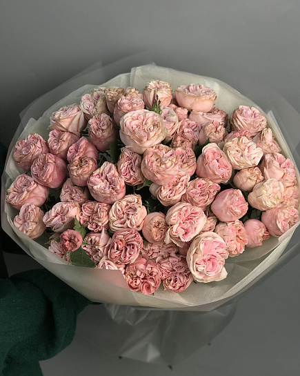Peony roses 15pcs with delivery to Astana