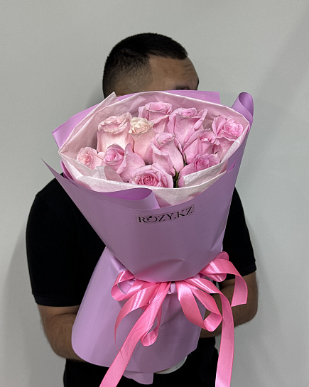 Assembled bouquet with delivery to Astana