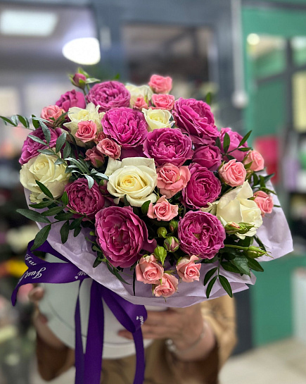 Bouquet of Summer mix flowers delivered to Karaganda