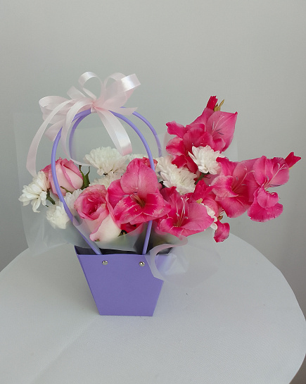 Assembled bouquet with delivery to Astana