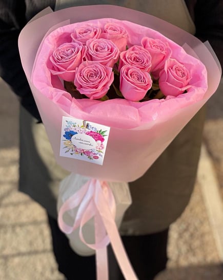 Букет из 9 нежнейших роз  with delivery to Pavlodar