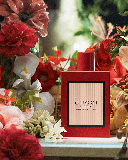Bouquet of GUCCI BLOOM/ PERFUME WATER flowers delivered to Astana