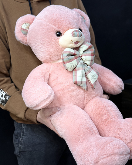 Bouquet of Soft pink teddy bear flowers delivered to Astana