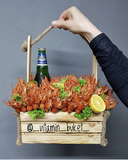 Box with crayfish and beer with delivery to Astana