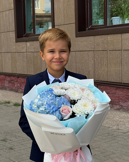 Bouquet of Heavenly message flowers delivered to Astana