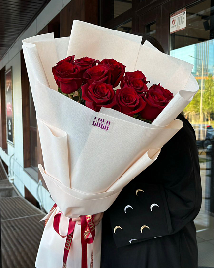 11 meter roses with delivery to Astana