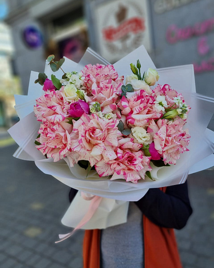 Bouquet of Tenderness of the morning flowers delivered to Almaty