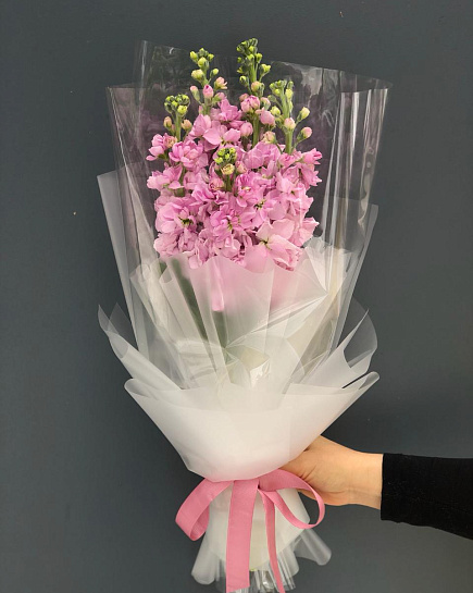 Bouquet of Bouquet of persistent matthiola flowers delivered to Astana