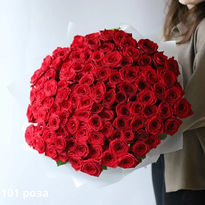 Букет из красных роз (101)