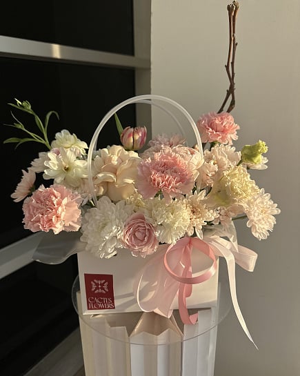 Зефирное облако в шляпной коробке с доставкой по Астане