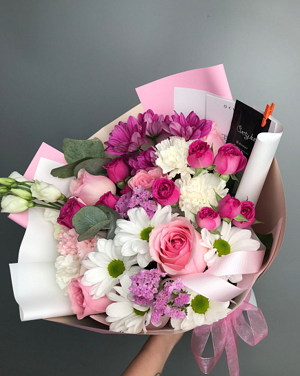 Сборный букет цветов "Emily" с доставкой по Сергеевке