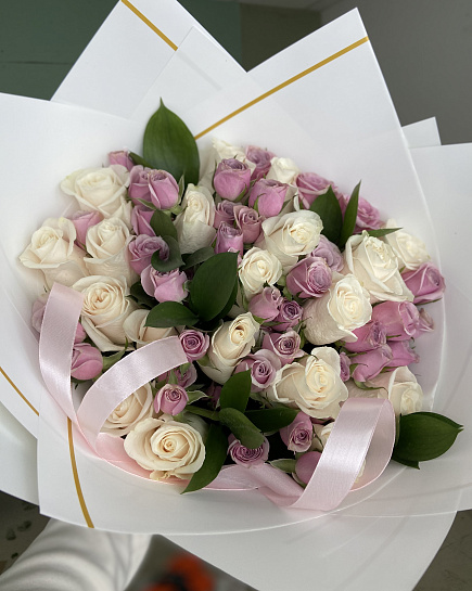Bouquet of Nicole flowers delivered to Kostanay.