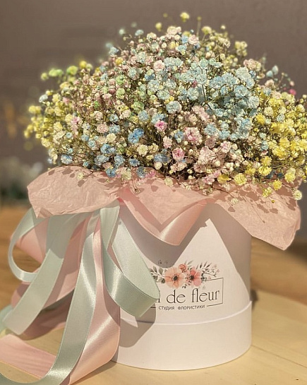 Bouquet of Composition of delicate gypsophila flowers delivered to Kokshetau