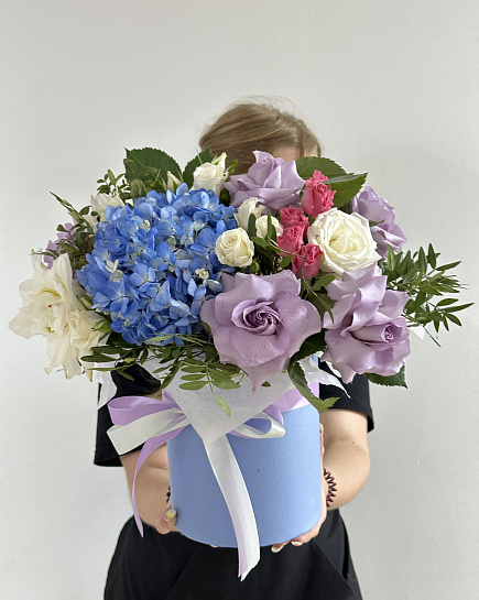 Bouquet of french chic flowers delivered to Aktobe