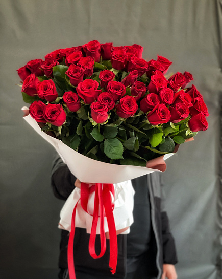 Bouquet of 51 Rose flowers delivered to Astana