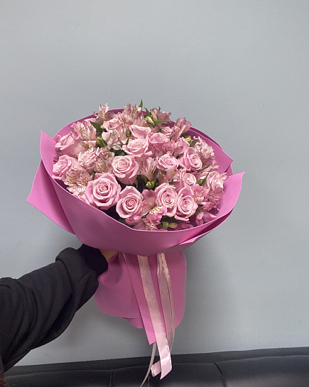 Assembled bouquet with delivery to Astana