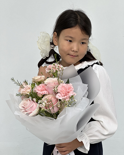 Bouquet of Ready for school 3 flowers delivered to Astana