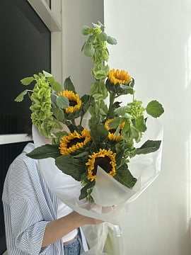 Солнечное настроение с подсолнухами