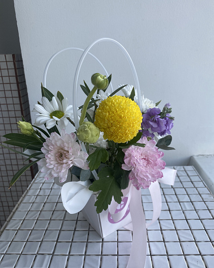 Assembled bouquet with delivery to Astana