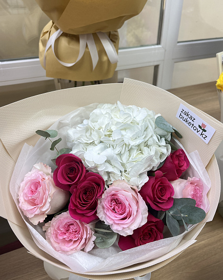 Assembled bouquet with delivery to Astana