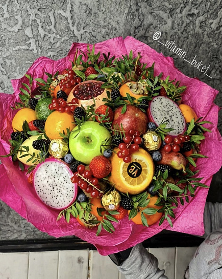 Bouquet of tropical and seasonal fruits with delivery to Astana