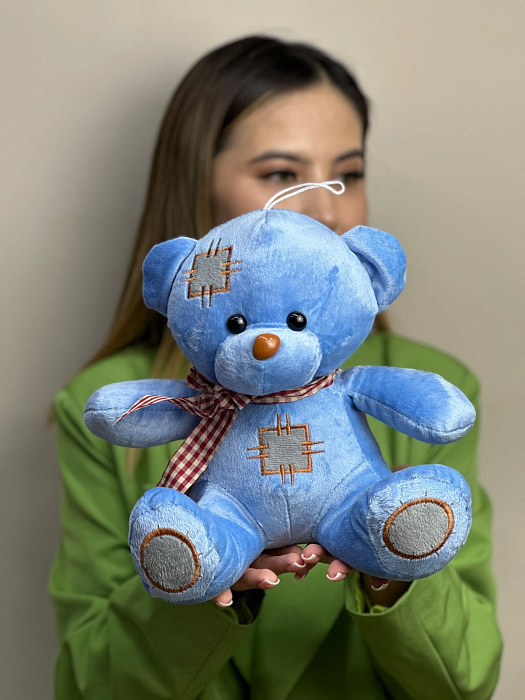 Teddy bear (blue) 20 cm