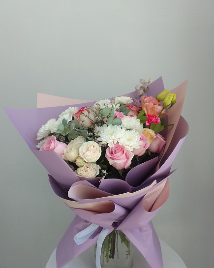 Assembled bouquet with delivery to Astana