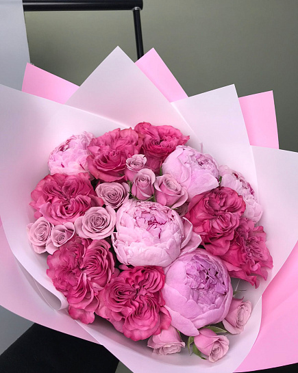 Bouquet of Peony paradise flowers delivered to Astana