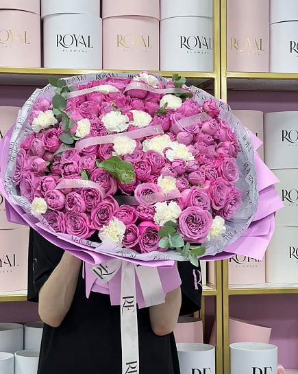 Pink elegance with delivery to Almaty