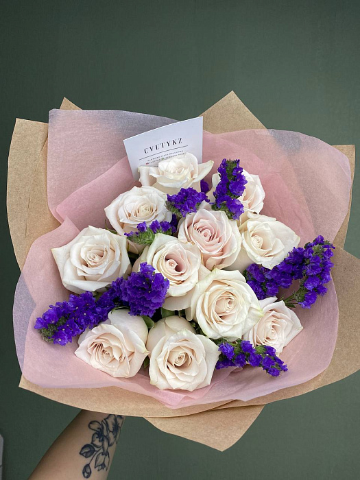 Combined bouquet of flowers Lilac Vibe
