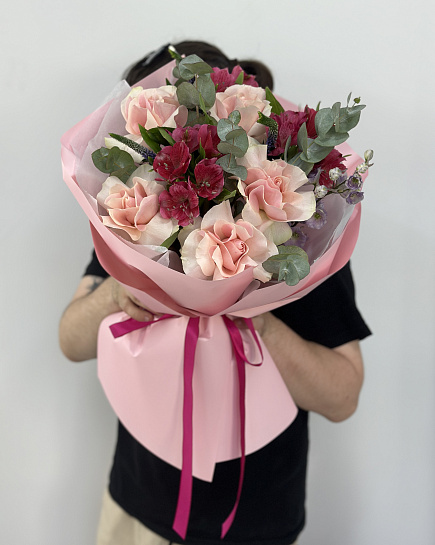 Bouquet of Gardener flowers delivered to Astana