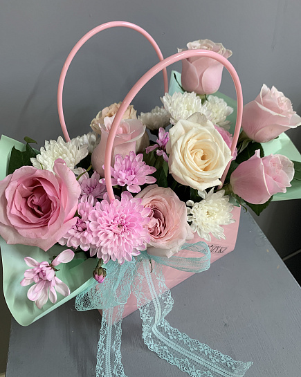 Assembled bouquet with delivery to Astana