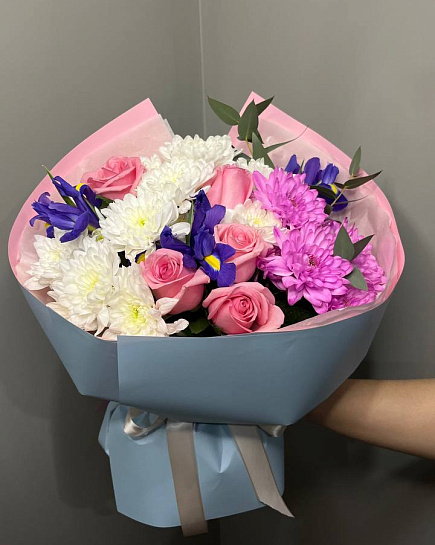 Bouquet of Blue tenderness flowers delivered to Pavlodar