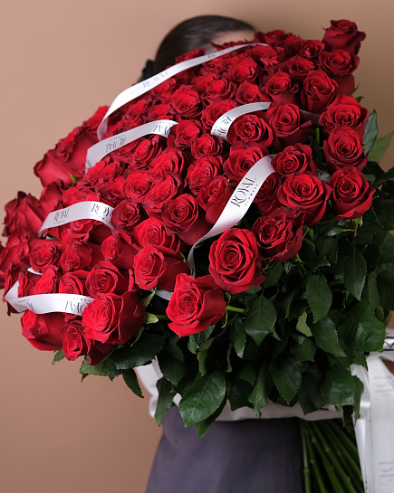 Bouquet of Bouquet 101 meter rose flowers delivered to Astana