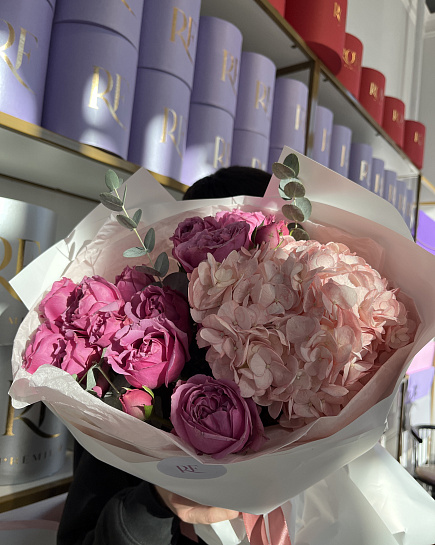 Assembled bouquet with delivery to Astana