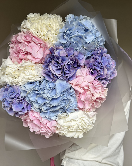 Mix of 11 hydrangeas with delivery to Astana